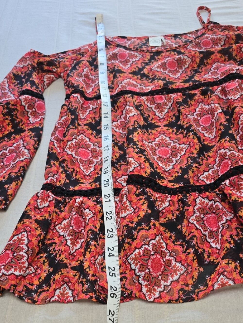Paper Crane Cold Shoulder Top Women's XS - Picture 8 of 12